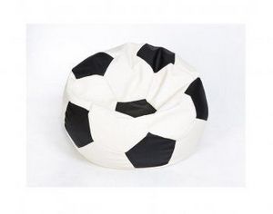 Кресло-мешок Мяч малый бело-черное в Нытве - nytva.ok-mebel.com | фото 1