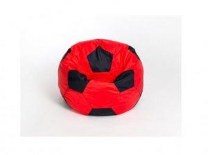 Кресло-мешок Мяч малый красно-черное в Нытве - nytva.ok-mebel.com | фото 1