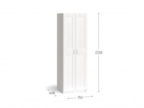 2.06.01.030.4 МАКС шкаф 2 двери 75х61х233 серый RU в Нытве - nytva.ok-mebel.com | фото 4