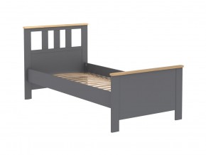 2.08.04.050.15 САГА кровать одинарная 90х200 серая/ясень в Нытве - nytva.ok-mebel.com | фото