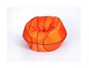 Кресло-мешок Баскетбольный мяч малый оранжево-черное в Нытве - nytva.ok-mebel.com | фото 2