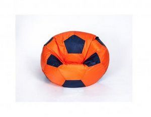 Кресло-мешок Мяч малый оранжево-черное в Нытве - nytva.ok-mebel.com | фото 1