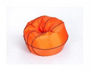 Кресло-мешок Баскетбольный мяч малый оранжево-черное в Нытве - nytva.ok-mebel.com | фото 3