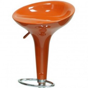 Барный стул Barneo N-100 Bomba оранжевый глянец в Нытве - nytva.ok-mebel.com | фото 2