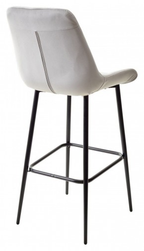 Барный стул ХОФМАН, цвет H-09 Светло-серый, велюр / черный каркас М-City в Нытве - nytva.ok-mebel.com | фото 6