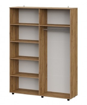 БАЙКАЛ Шкаф четырехстворчатый (Графит/Дуб золотой) в Нытве - nytva.ok-mebel.com | фото 2