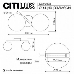 Бра Citilux Ronny CL242323 в Нытве - nytva.ok-mebel.com | фото 9