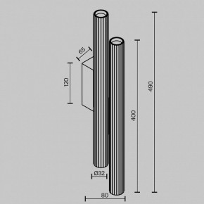 Бра Maytoni Calipso C082WL-24W2.7K-B в Нытве - nytva.ok-mebel.com | фото 5