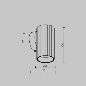 Бра Maytoni Calipso C106WL-01-GU10-B в Нытве - nytva.ok-mebel.com | фото 6