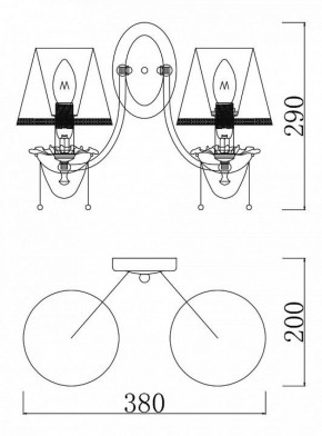 Бра Maytoni Lolita ARM305-02-W в Нытве - nytva.ok-mebel.com | фото 2