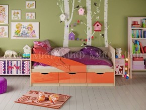 ДЕЛЬФИН Кровать 1600 (Оранжевый металлик) в Нытве - nytva.ok-mebel.com | фото