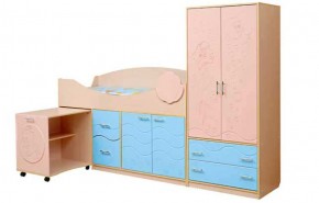 Набор мебели для детской Юниор -12.2 (700*1860) МДФ матовый в Нытве - nytva.ok-mebel.com | фото