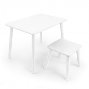 Детский комплект стол и табурет Rolti Baby (белая столешница/белое сиденье/белые ножки) в Нытве - nytva.ok-mebel.com | фото 1