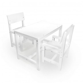 Детский растущий комплект стол и два стула  Я САМ "Лофт" (Белый, Белый) в Нытве - nytva.ok-mebel.com | фото