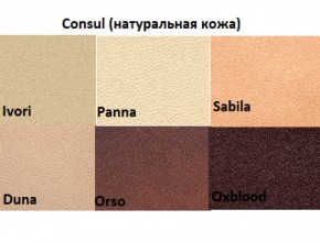 Диван двухместный Алекто Consul натуральная кожа в Нытве - nytva.ok-mebel.com | фото 5