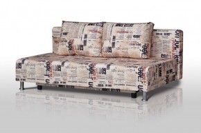 Диван-кровать Комфорт без подлокотников Принт "Gazeta" (2 подушки) в Нытве - nytva.ok-mebel.com | фото 1