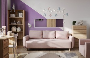 Диван-кровать Тулисия светло-розовый, ткань рогожка в Нытве - nytva.ok-mebel.com | фото