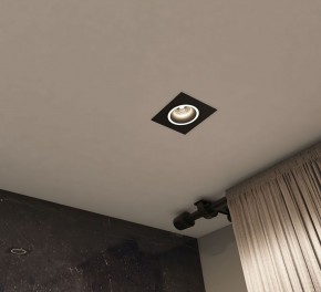 DK2061-BK Встраиваемый светильник IP 20, до 15 Вт, GU10, LED, черный, алюминий в Нытве - nytva.ok-mebel.com | фото 4