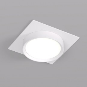 DK2091-WH Встраиваемый светильник FLAT, IP 20, до 15 Вт, GX53, LED, белый, алюминий в Нытве - nytva.ok-mebel.com | фото