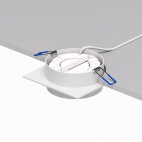 DK2091-WH Встраиваемый светильник FLAT, IP 20, до 15 Вт, GX53, LED, белый, алюминий в Нытве - nytva.ok-mebel.com | фото 4