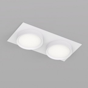 DK2092-WH Встраиваемый светильник FLAT, IP 20, до 15 Вт, GX53, LED, белый, алюминий в Нытве - nytva.ok-mebel.com | фото 2