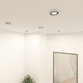 DK2441-WB Встраиваемый светильник DUAL 9+9 Вт, LED 4000K, IP 20, d120mm, белый/черный, алюминий/акрил в Нытве - nytva.ok-mebel.com | фото 6