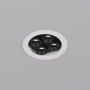 DK2510-WB Встраиваемый светильник SPACE со светодиодом d65 220V 8W 38° 4000К IP20 белый/черный алюминий в Нытве - nytva.ok-mebel.com | фото