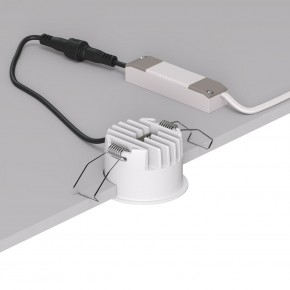 DK2510-WB Встраиваемый светильник SPACE со светодиодом d65 220V 8W 38° 4000К IP20 белый/черный алюминий в Нытве - nytva.ok-mebel.com | фото 3