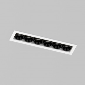 DK2514-WB Встраиваемый светильник SPACE со светодиодом L126mm 220V 10W 38° 4000К IP20 белый/черный алюминий в Нытве - nytva.ok-mebel.com | фото 2