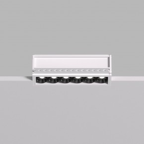 DK2531-WB Встраиваемый светильник SPACE со светодиодом под шпатлевку L126mm 220V 10W 38° 4000К IP20 белый/черный алюминий в Нытве - nytva.ok-mebel.com | фото 3