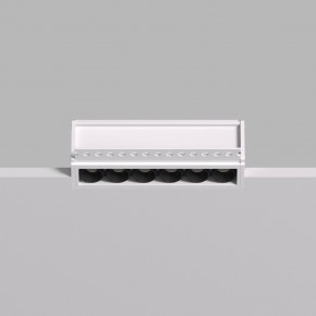 DK2531-WB Встраиваемый светильник SPACE со светодиодом под шпатлевку L126mm 220V 10W 38° 4000К IP20 белый/черный алюминий в Нытве - nytva.ok-mebel.com | фото 4