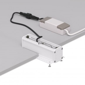DK2531-WB Встраиваемый светильник SPACE со светодиодом под шпатлевку L126mm 220V 10W 38° 4000К IP20 белый/черный алюминий в Нытве - nytva.ok-mebel.com | фото 5