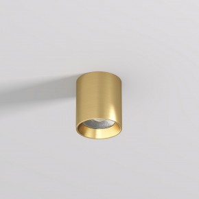 DK2610-SB Накладной светильник SHINE TUBE со светодиодом, D70*H80, IP20, 3000К, 10W, RA?90, сатинированная латунь, алюминий в Нытве - nytva.ok-mebel.com | фото 2