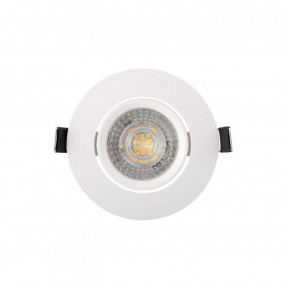 DK3020-WH Встраиваемый светильник, IP 20, 10 Вт, GU5.3, LED, белый, пластик в Нытве - nytva.ok-mebel.com | фото
