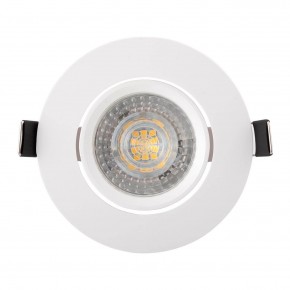 DK3020-WH Встраиваемый светильник, IP 20, 10 Вт, GU5.3, LED, белый, пластик в Нытве - nytva.ok-mebel.com | фото