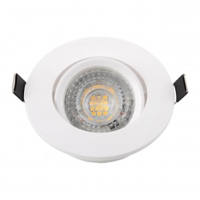 DK3020-WH Встраиваемый светильник, IP 20, 10 Вт, GU5.3, LED, белый, пластик в Нытве - nytva.ok-mebel.com | фото 4