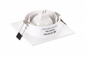 DK3021-WH Встраиваемый светильник, IP 20, 10 Вт, GU5.3, LED, белый, пластик в Нытве - nytva.ok-mebel.com | фото 4