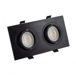 DK3022-BK Встраиваемый светильник, IP 20, 10 Вт, GU5.3, LED, черный, пластик в Нытве - nytva.ok-mebel.com | фото