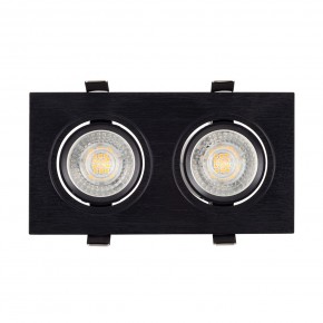 DK3022-BK Встраиваемый светильник, IP 20, 10 Вт, GU5.3, LED, черный, пластик в Нытве - nytva.ok-mebel.com | фото 2