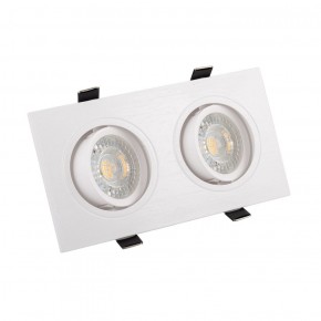 DK3022-WH Встраиваемый светильник, IP 20, 10 Вт, GU5.3, LED, белый, пластик в Нытве - nytva.ok-mebel.com | фото 3