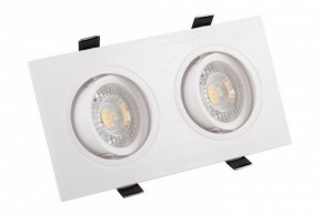 DK3022-WH Встраиваемый светильник, IP 20, 10 Вт, GU5.3, LED, белый, пластик в Нытве - nytva.ok-mebel.com | фото