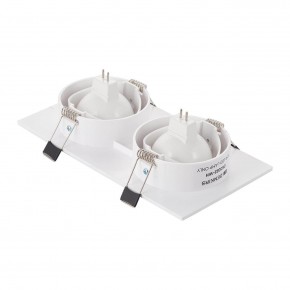DK3022-WH Встраиваемый светильник, IP 20, 10 Вт, GU5.3, LED, белый, пластик в Нытве - nytva.ok-mebel.com | фото 3