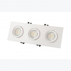 DK3023-WH Встраиваемый светильник, IP 20, 10 Вт, GU5.3, LED, белый, пластик в Нытве - nytva.ok-mebel.com | фото 4