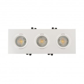 DK3023-WH Встраиваемый светильник, IP 20, 10 Вт, GU5.3, LED, белый, пластик в Нытве - nytva.ok-mebel.com | фото