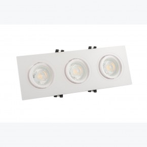 DK3023-WH Встраиваемый светильник, IP 20, 10 Вт, GU5.3, LED, белый, пластик в Нытве - nytva.ok-mebel.com | фото 2