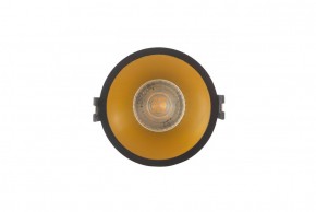 DK3026-BG Встраиваемый светильник, IP 20, 10 Вт, GU5.3, LED, черный/золотой, пластик в Нытве - nytva.ok-mebel.com | фото