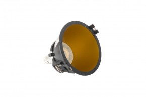 DK3026-BG Встраиваемый светильник, IP 20, 10 Вт, GU5.3, LED, черный/золотой, пластик в Нытве - nytva.ok-mebel.com | фото 4