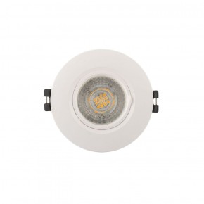 DK3028-WH Встраиваемый светильник, IP 20, 10 Вт, GU5.3, LED, белый, пластик в Нытве - nytva.ok-mebel.com | фото