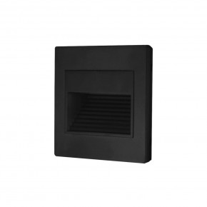 DK3050-BK Светильник встраиваемый в стену, IP 20, LED 3000, 1 Вт, черный пластик в Нытве - nytva.ok-mebel.com | фото