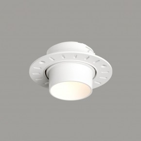 DK3056-WH Встраиваемый светильник под шпатлевку, IP20, до 15 Вт, LED, GU5,3, белый, пластик в Нытве - nytva.ok-mebel.com | фото